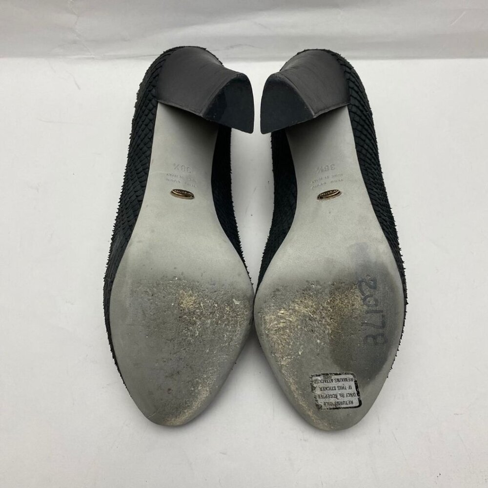 SERGIO ROSSI Black Snakeskin Pumps Size 38.5 - Picture 6 of 9